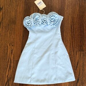 Peppermayo Light Blue Mini Dress
